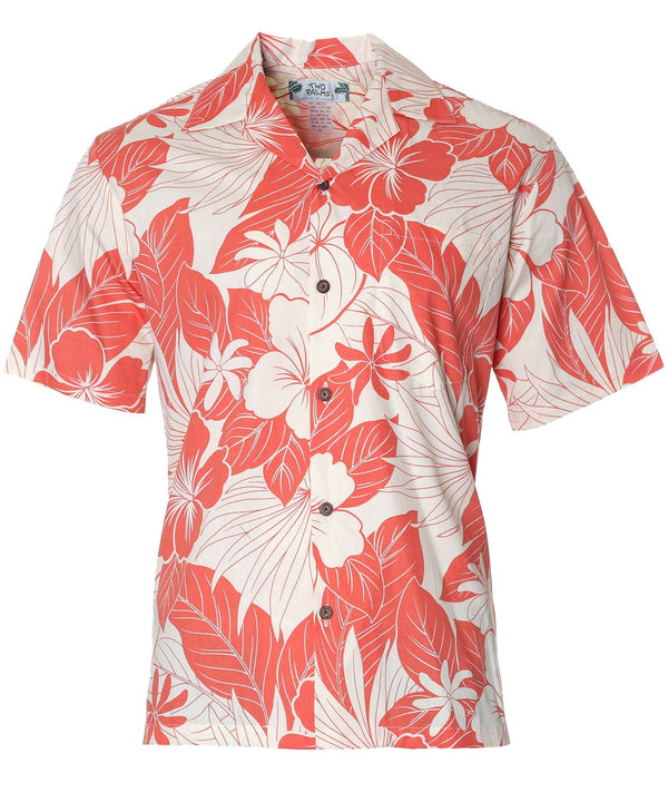 Hawaiian Shirt for Men Lanai Adventure Coral