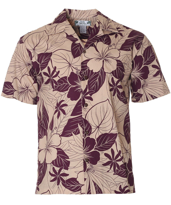 Hawaiian Shirt for Men Lanai Adventure Dark Purple