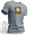 Aloha Vibes Only Hawaiian T-Shirt Ash