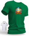 Aloha Vibes Only Hawaiian T-Shirt Green