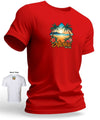 Aloha Vibes Only Hawaiian T-Shirt Red
