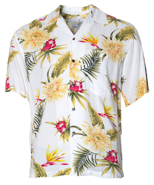 Aloha Shirt Ceres White Hoaloha Wear
