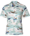 Aviation Enthusiast Hawaiian Shirt Green