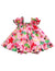 Baby Clothes 2 Piece Capri Set Little Hula Girl Pink