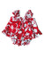 Baby Clothes 2 Piece Capri Set Hibiscus Kaneohe Red