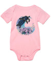 Pink Baby Onesie Fun and Cute Design Pink Turtles Dream