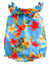 Baby Onesie Newborn Fashion Plumeria Blue RJC