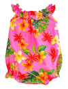 Baby Onesie Newborn Fashion Plumeria Pink RJC