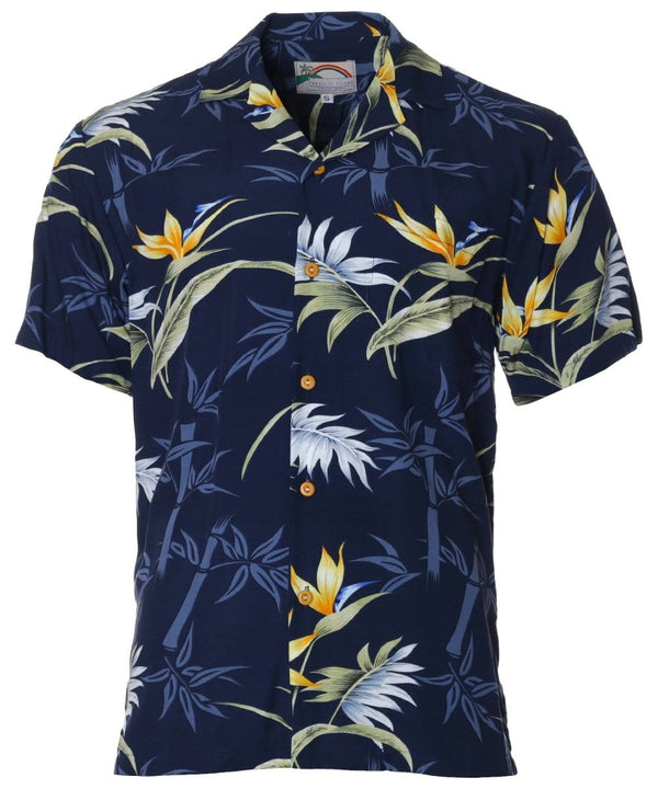Bamboo Paradise Shirt Navy