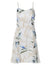 Bamboo Paradise Spaghetti Strap Hawaiian Dress in Cream Cream
