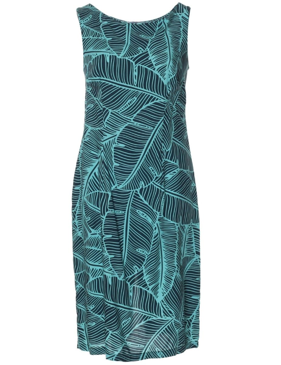 Banana Leaves Short Dress Green / XS Banana Leaves Short Dress Green / XS