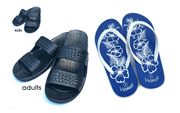beach sandals and flip flops
