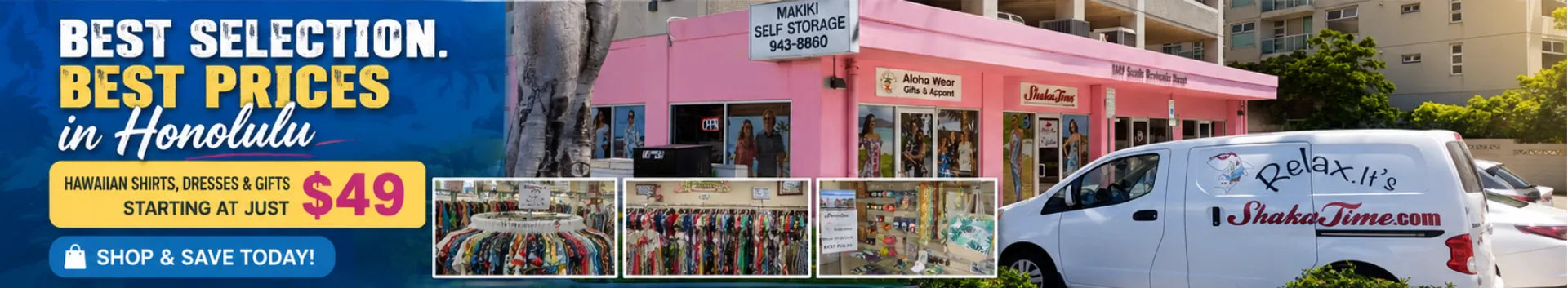 Best Selection. Best Prices in Honolulu. Shaka Time Hawaiian Shirts and Dresses Starting at Just $49. Shop and Save Today!