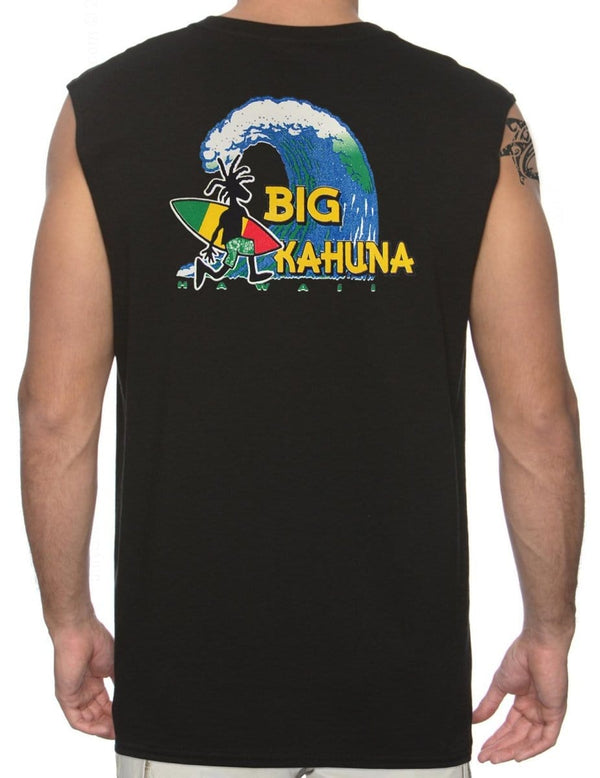 Big Kahuna Wave Muscle Tee Black