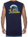 Big Kahuna Wave Muscle Tee Navy