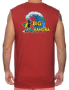 Big Kahuna Wave Muscle Tee Red