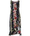 Black Hawaiian Dress Big Island Black Two Palms
