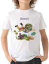 Kid's T-Shirt Diver Sea Life Reef White