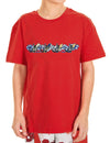 Gecko Surfers Class Children T-Shirt Red