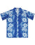 Boys Aloha Shirt Haku Laape Royal KY