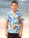 Boy's Aloha Shirt Hookipa Hibiscus