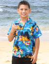 Boy's Aloha Shirt Sunset