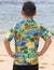 Boys Aloha Shirt Tandy Dandy Alligator Blue Pacific Legends