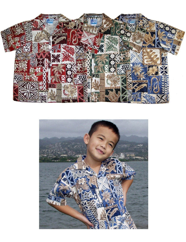 Boy Shirt Tapa Honu