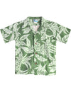 Boys Hawaiian Shirt Viva Pineapples Sage