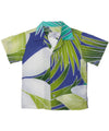 Boys Hawaiian Shirt Island Day Blue Mae Young Designs