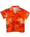 Boys Shirt Moonlight Scenic Orange