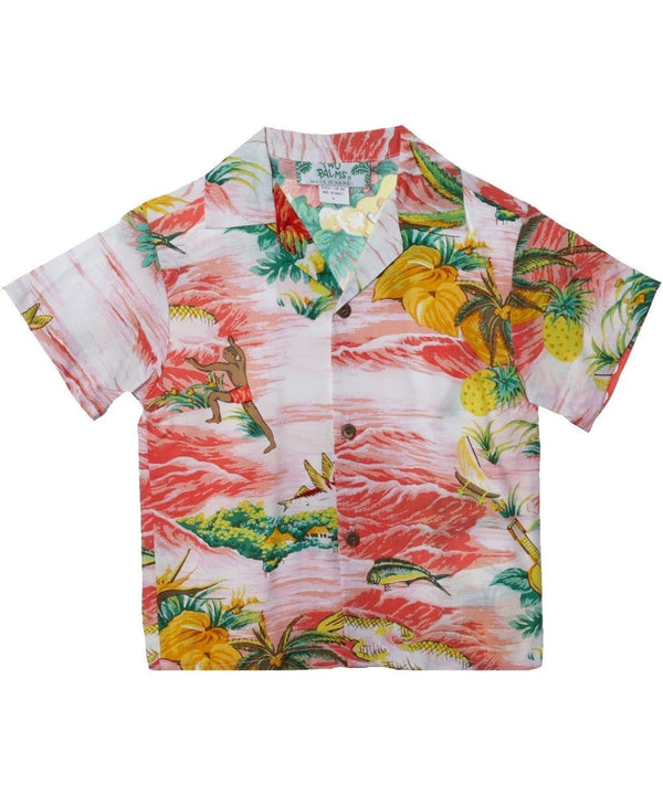 Boys Shirt Ocean Coral