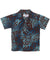 Boys Aloha Shirt Tribal Island Ink Bluish Mae Young Designs