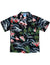 Boys Shirt Tropical Flamingo Black