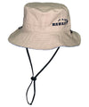Monstera Honu Bucket Hat Reversible Hawaii Khaki