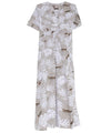 Caftan Hawaiian Dress Outrigger Tribal Beige One size