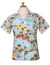 Camp Hawaiian Shirt for Women Paradise of Kauai Sky Blue KY