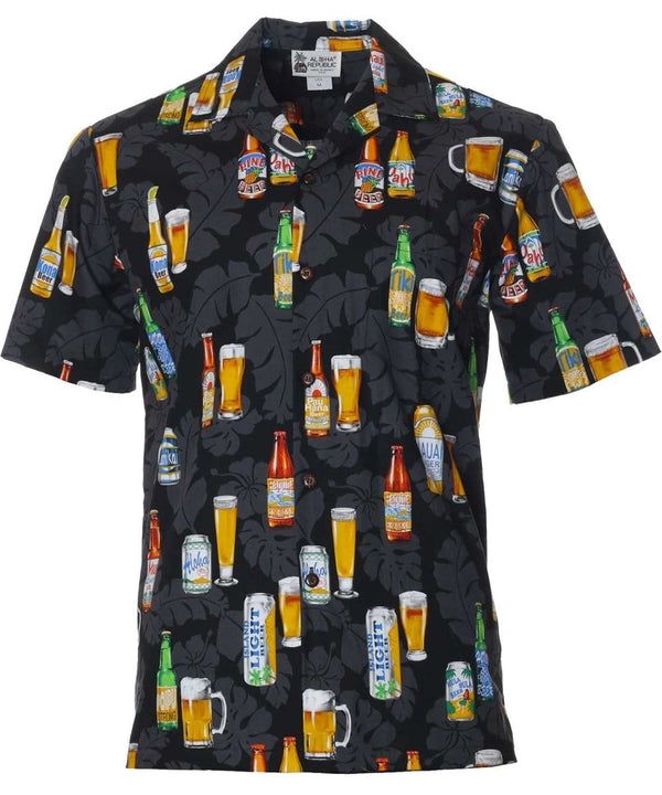 Cheers Aloha Shirt Black