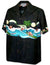 Christmas Aloha Black Shirt The Adventure Santa Black
