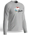 Cool Shark Long Sleeves Tee T-Shirt Ash