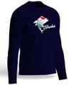 Cool Shark Long Sleeves Tee T-Shirt Navy