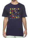 Fishes of Hawaii Island T-Shirt Navy