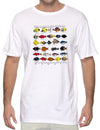 Fishes of Hawaii Island T-Shirt White