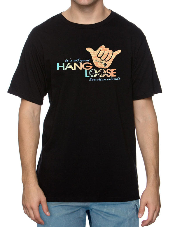T-Shirt It’s All Good ShakaTime Hang Loose Black