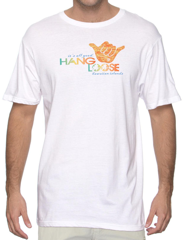 T-Shirt It’s All Good ShakaTime Hang Loose White