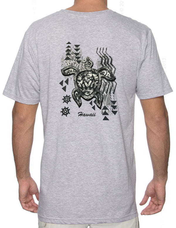 Honu Voyage Hawaii T-Shirt Ash