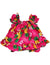 Cute Pineapples Baby Clothes 2 Piece Capri Set Hot Pink