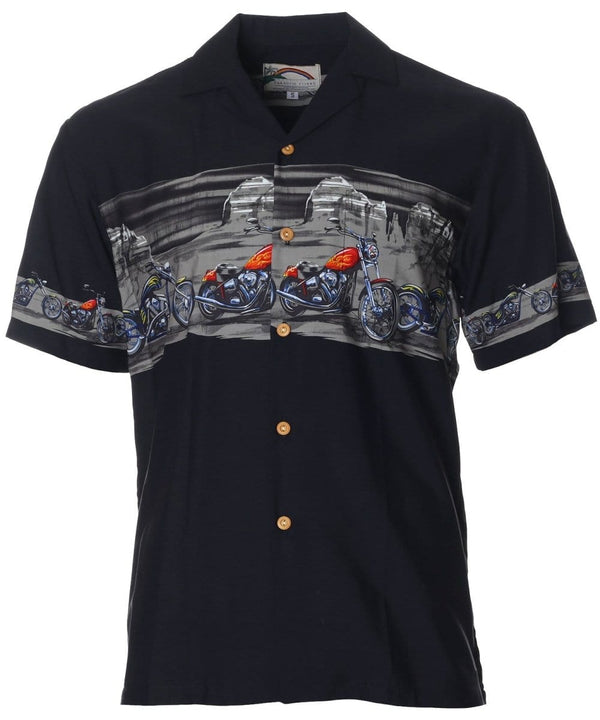 Desert Riders Motorcycle Black Shirt Black