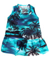 Dog Hawaiian Sundress Island Sunset Paradise