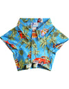 Dogs Hawaiian Shirt Woody Island Ride Blue